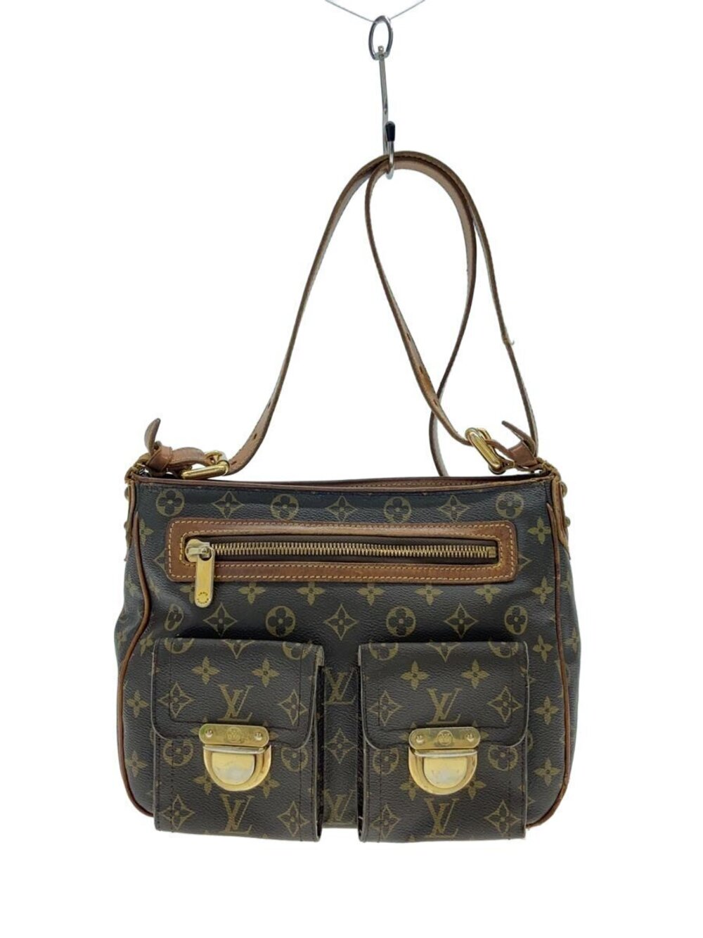 LOUIS VUITTON Hudson Monogram Canvas Brown